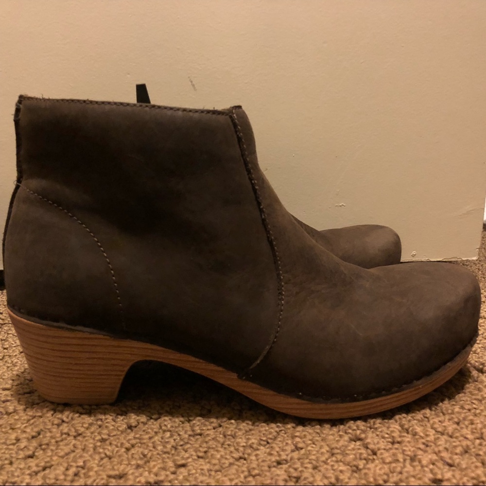 Dansko suede booties